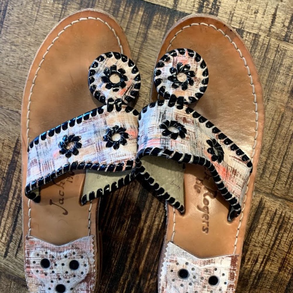 unique multicolor Jack Rogers